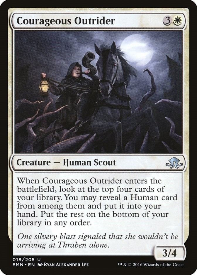 Image for Courageous Outrider (Eldritch Moon) (18) - Magic: The Gathering