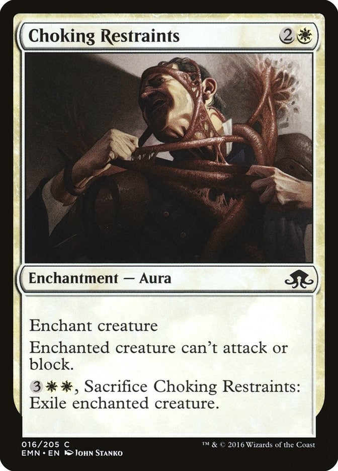 Image for Choking Restraints (Eldritch Moon) (16) - Magic: The Gathering