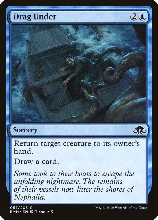 Image for Drag Under (Eldritch Moon) (57) - Magic: The Gathering
