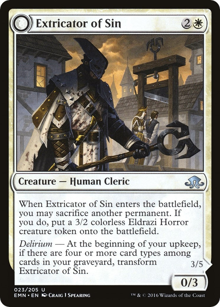 Image for Extricator of Sin (Eldritch Moon) (23) - Magic: The Gathering