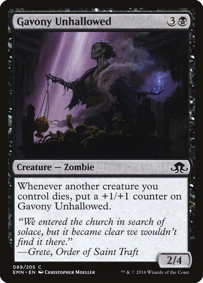Image for Gavony Unhallowed (Eldritch Moon) (89) - Magic: The Gathering
