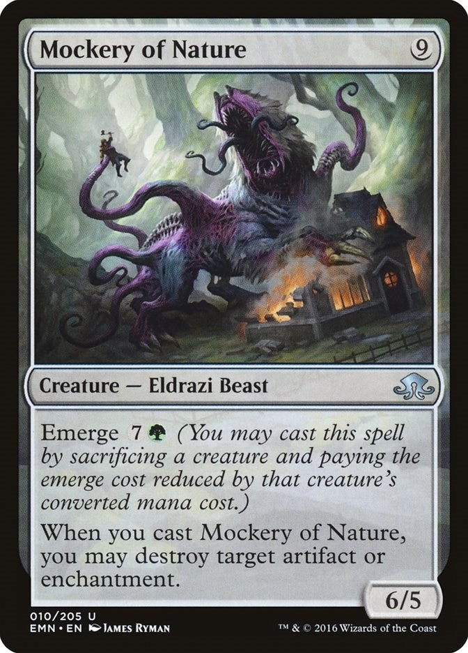 Image for Mockery of Nature (Eldritch Moon) (10) - Magic: The Gathering