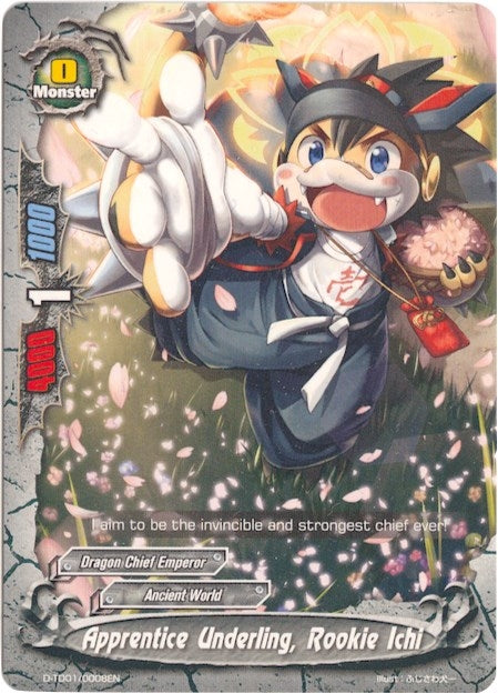 Image for Apprentice Underling, Rookie Ichi (Trial Deck: Dragon Emperor of the Colossal Ocean) (D-TD01/0008EN) - Future Card BuddyFight