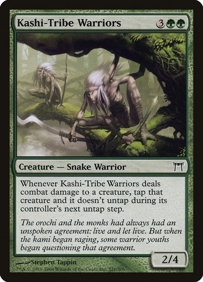 Image for Kashi-Tribe Warriors (Champions of Kamigawa) (221) - Magic: The Gathering