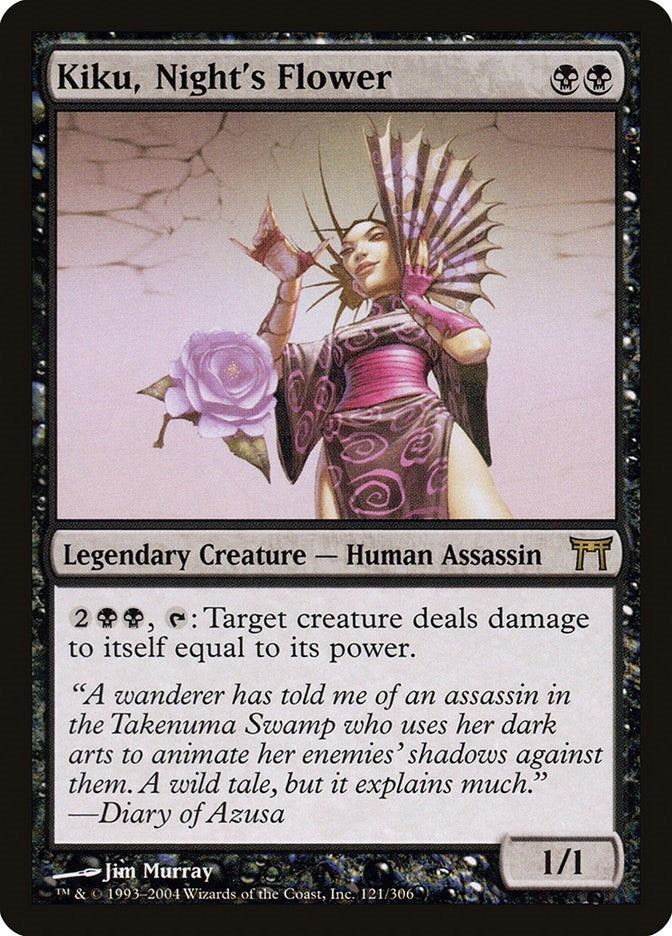 Image for Kiku, Night's Flower (Champions of Kamigawa) (121) - Magic: The Gathering
