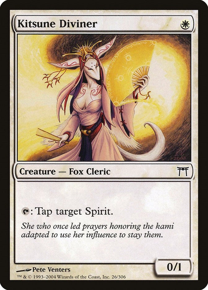 Image for Kitsune Diviner (Champions of Kamigawa) (26) - Magic: The Gathering