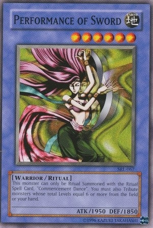 Image for Performance of Sword (Spell Ruler) (SRL-067) - YuGiOh