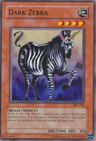 Image for Dark Zebra (Spell Ruler) (SRL-084) - YuGiOh