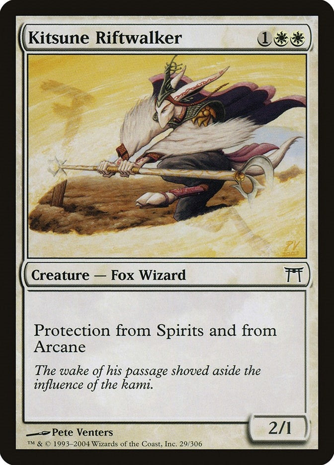 Image for Kitsune Riftwalker (Champions of Kamigawa) (29) - Magic: The Gathering