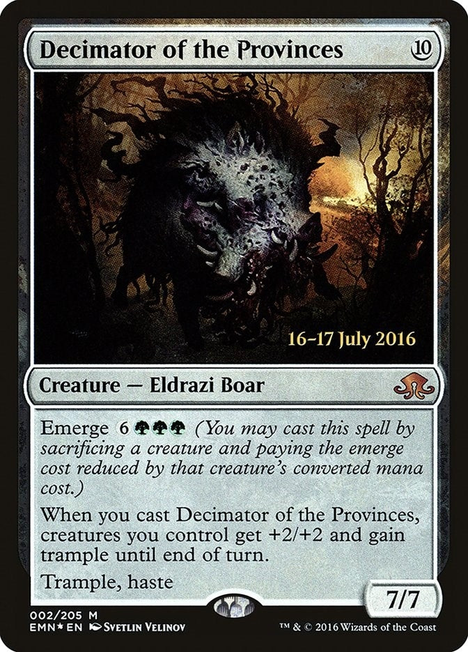Image for Decimator of the Provinces (Prerelease Cards) (2) - Magic: The Gathering