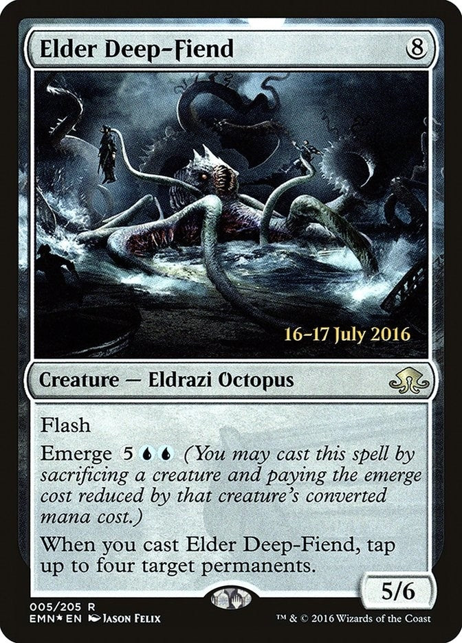 Image for Elder Deep-Fiend (Prerelease Cards) (5) - Magic: The Gathering