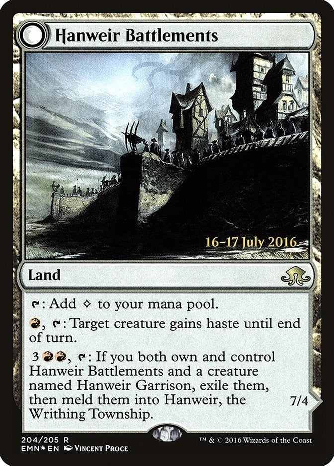 Image for Hanweir Battlements (Prerelease Cards) (204) - Magic: The Gathering