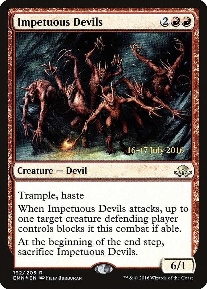 Image for Impetuous Devils (Prerelease Cards) (132) - Magic: The Gathering