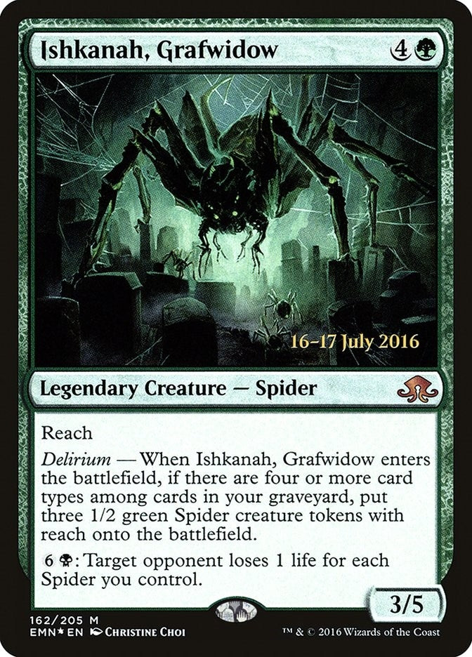 Image for Ishkanah, Grafwidow (Prerelease Cards) (162) - Magic: The Gathering