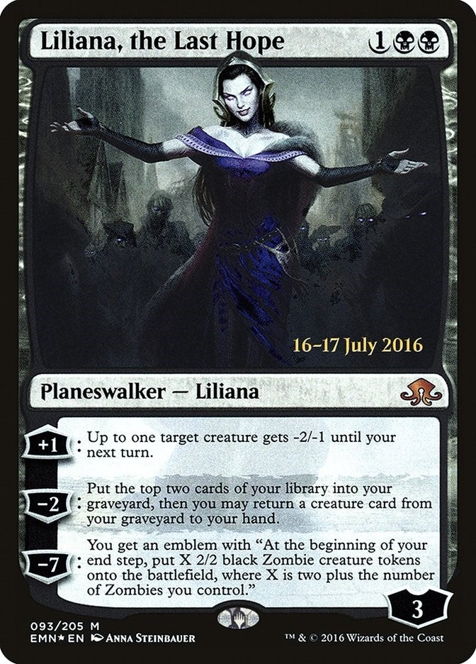 Image for Liliana, the Last Hope (Prerelease Cards) (93) - Magic: The Gathering