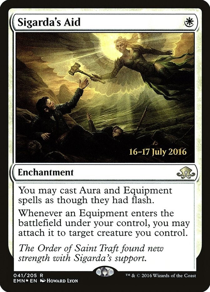 Image for Sigarda's Aid (Prerelease Cards) (41) - Magic: The Gathering