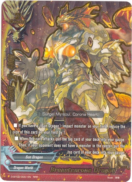 Image for Breastcorona Dragon (Roar! Invincible Dragon!!) (D-BT02/0001EN) - Future Card BuddyFight