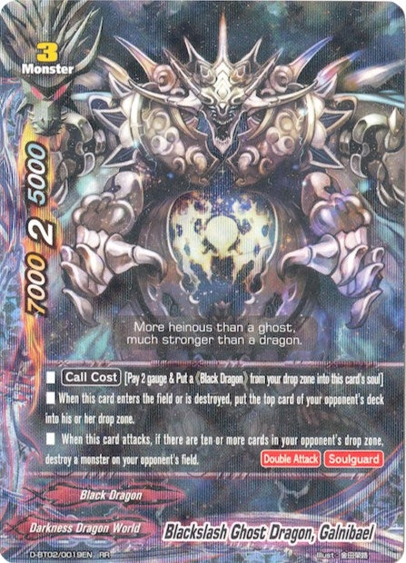 Image for Blackslash Ghost Dragon, Galnibael (Roar! Invincible Dragon!!) (D-BT02/0019EN) - Future Card BuddyFight