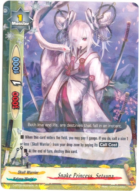 Image for Snake Princess, Setsuna (Roar! Invincible Dragon!!) (D-BT02/0029EN) - Future Card BuddyFight