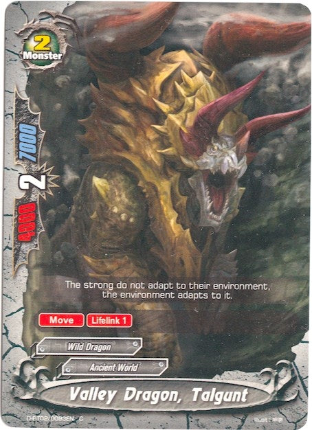 Image for Valley Dragon, Talgunt (Roar! Invincible Dragon!!) (D-BT02/0093EN) - Future Card BuddyFight