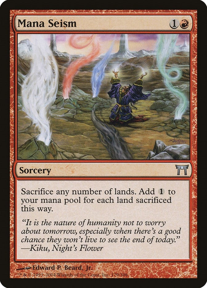 Image for Mana Seism (Champions of Kamigawa) (179) - Magic: The Gathering
