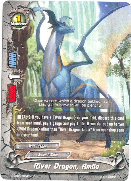 Image for River Dragon, Amlia (Roar! Invincible Dragon!!) (D-BT02/0094EN) - Future Card BuddyFight