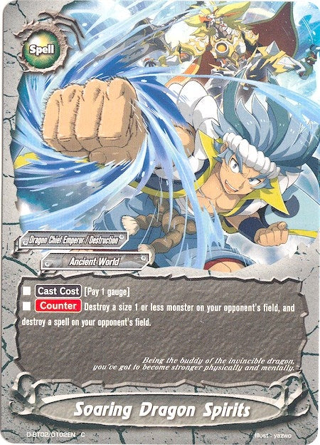 Image for Soaring Dragon Spirits (Roar! Invincible Dragon!!) (D-BT02/0102EN) - Future Card BuddyFight