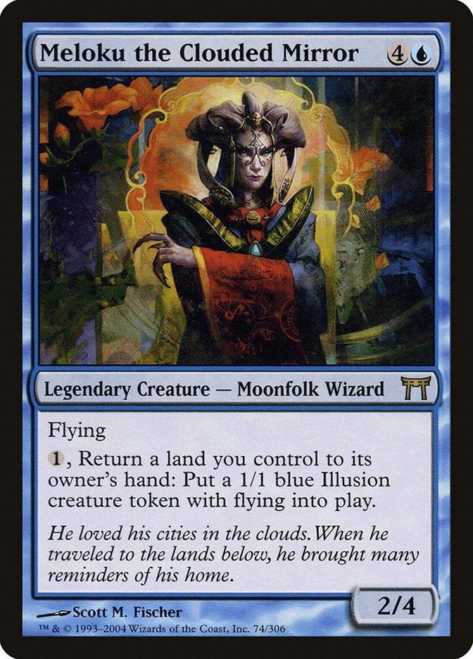 Image for Meloku the Clouded Mirror (Champions of Kamigawa) (74) - Magic: The Gathering