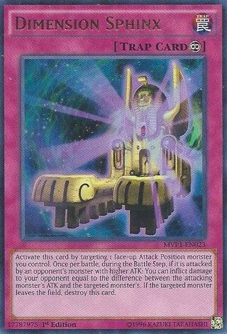 Image for Dimension Sphinx (The Dark Side of Dimensions Movie Pack) (MVP1-EN023) - YuGiOh