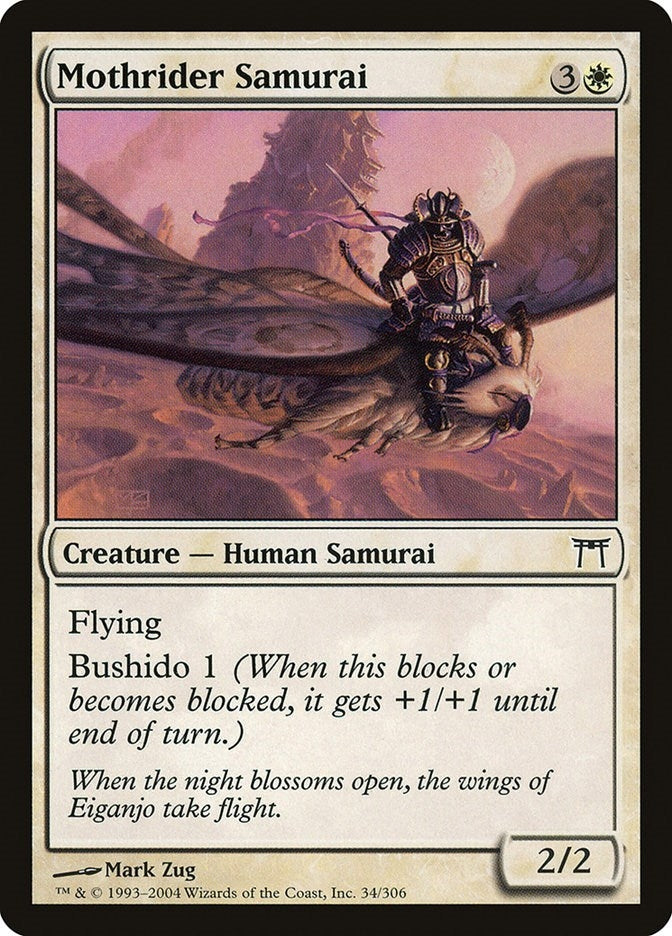 Image for Mothrider Samurai (Champions of Kamigawa) (34) - Magic: The Gathering
