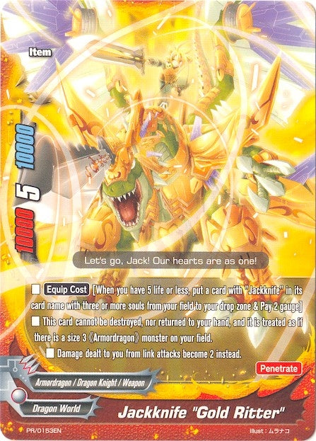 Image for Jackknife "Gold Ritter" (Promo Cards) (PR/0153EN) - Future Card BuddyFight