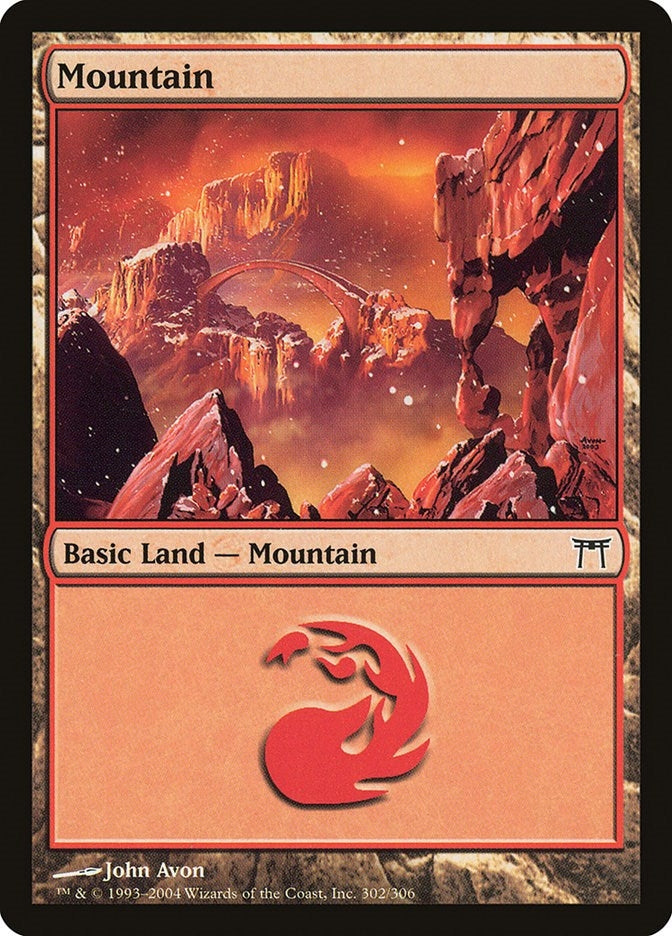 Image for Mountain (302) (Champions of Kamigawa) (302) - Magic: The Gathering