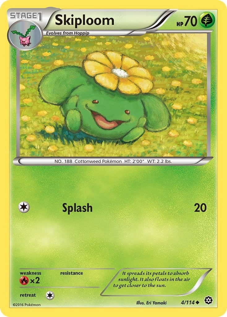 Image for Skiploom (XY - Steam Siege) (4/114) - Pokemon