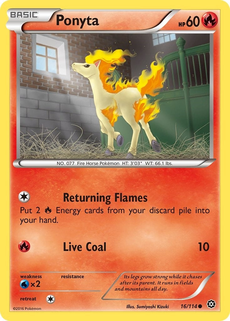 Image for Ponyta (XY - Steam Siege) (16/114) - Pokemon