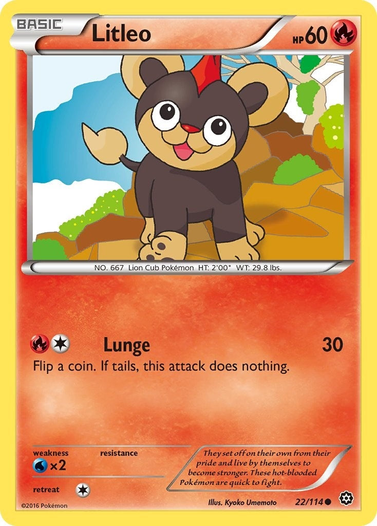 Image for Litleo (XY - Steam Siege) (22/114) - Pokemon