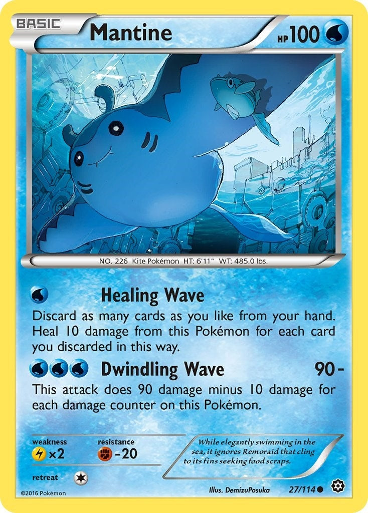 Image for Mantine (XY - Steam Siege) (27/114) - Pokemon