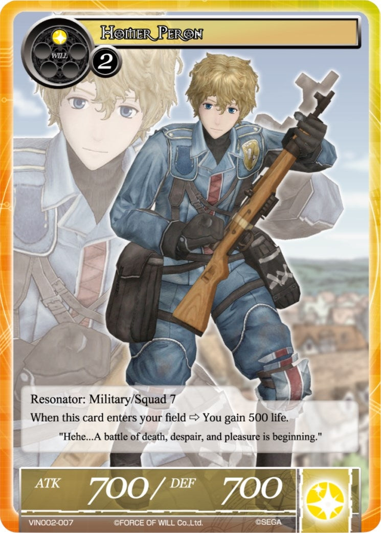 Image for Homer Peron (Vingolf 2 - Valkyria Chronicles) (VIN002-007) - Force of Will