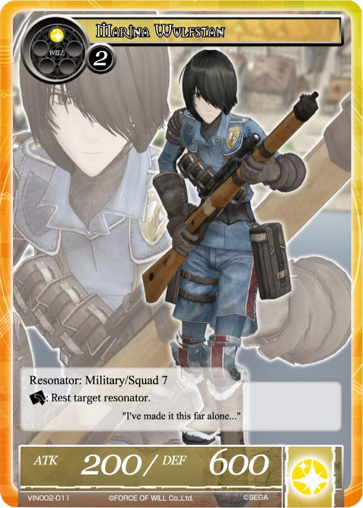 Image for Marina Wulfstan (Vingolf 2 - Valkyria Chronicles) (VIN002-011) - Force of Will