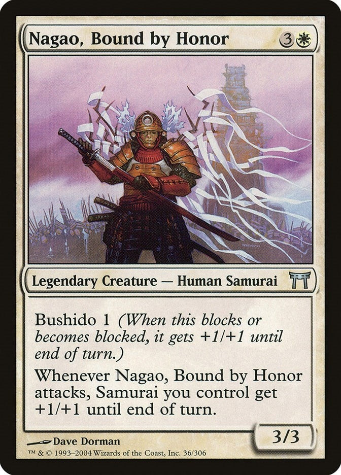 Image for Nagao, Bound by Honor (Champions of Kamigawa) (36) - Magic: The Gathering