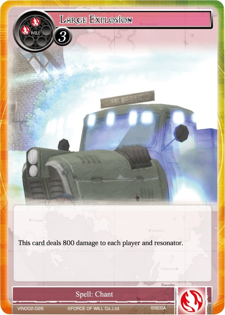 Image for Large Explosion (Vingolf 2 - Valkyria Chronicles) (VIN002-026) - Force of Will