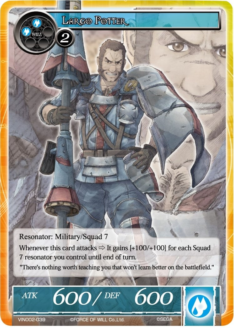 Image for Largo Potter (Vingolf 2 - Valkyria Chronicles) (VIN002-039) - Force of Will