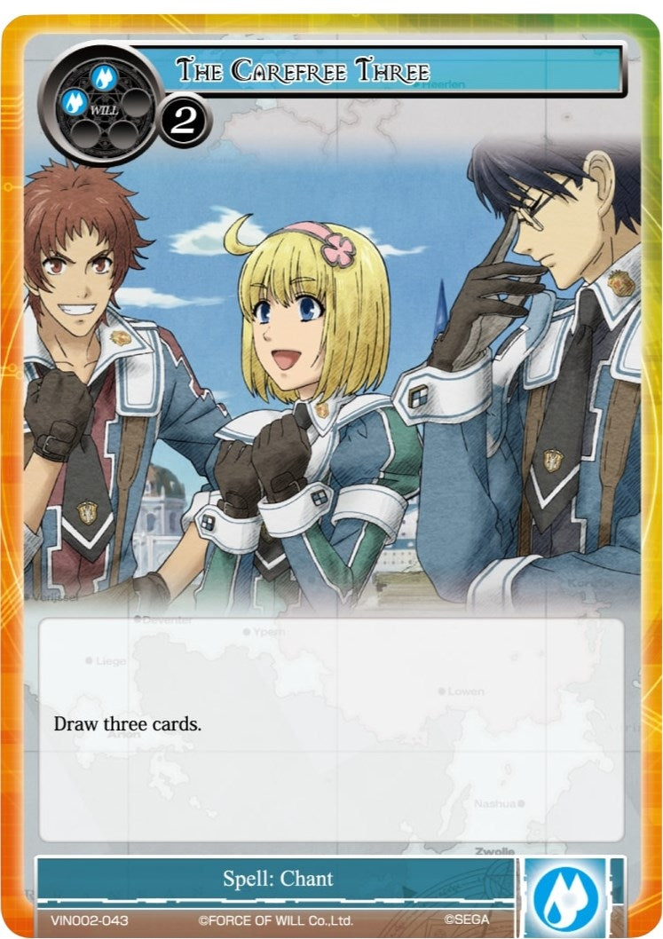 Image for The Carefree Three (Vingolf 2 - Valkyria Chronicles) (VIN002-043) - Force of Will