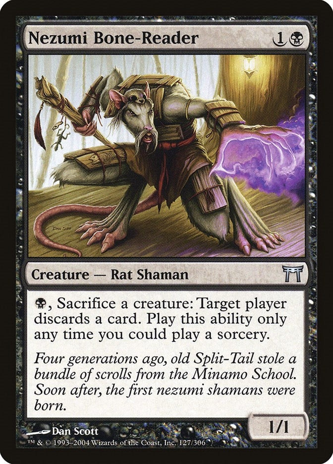 Image for Nezumi Bone-Reader (Champions of Kamigawa) (127) - Magic: The Gathering