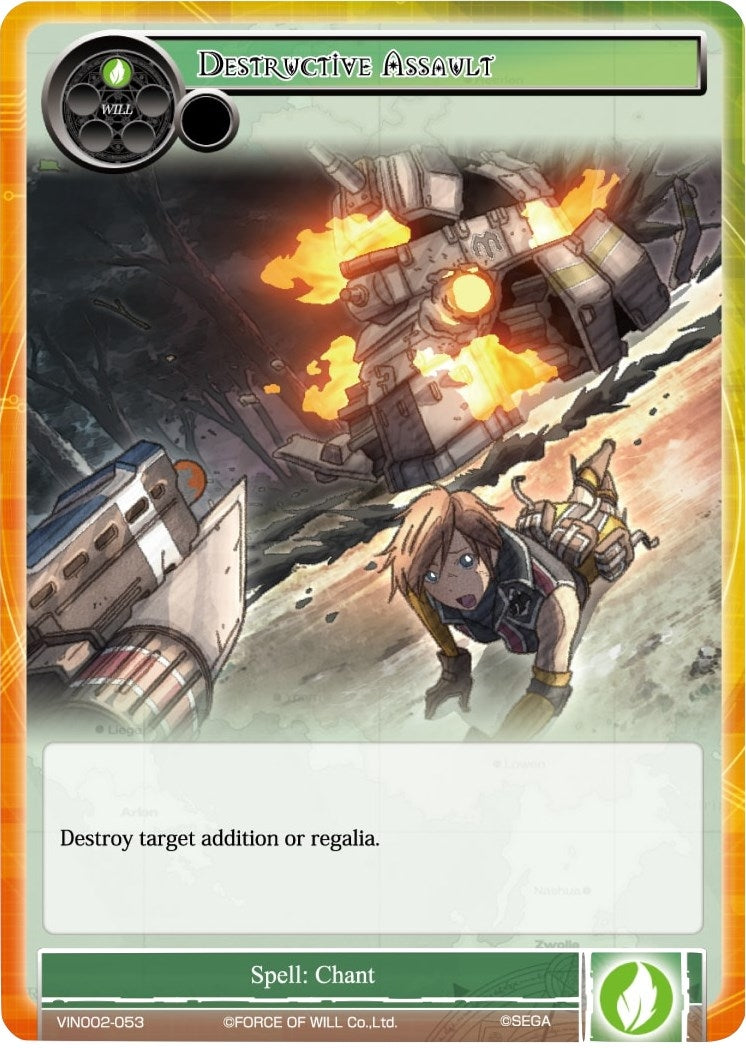 Image for Destructive Assault (Vingolf 2 - Valkyria Chronicles) (VIN002-053) - Force of Will