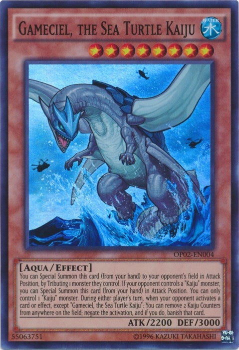 Image for Gameciel, the Sea Turtle Kaiju (OTS Tournament Pack 2) (OP02-EN004) - YuGiOh