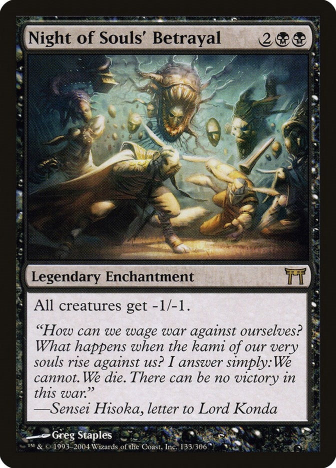 Image for Night of Souls' Betrayal (Champions of Kamigawa) (133) - Magic: The Gathering