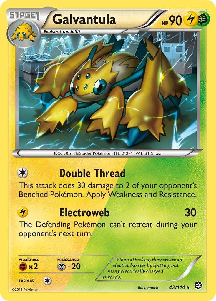 Image for Galvantula (XY - Steam Siege) (42/114) - Pokemon