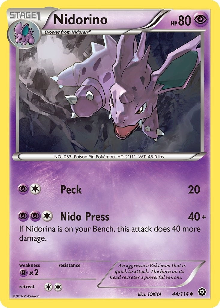 Image for Nidorino (XY - Steam Siege) (44/114) - Pokemon