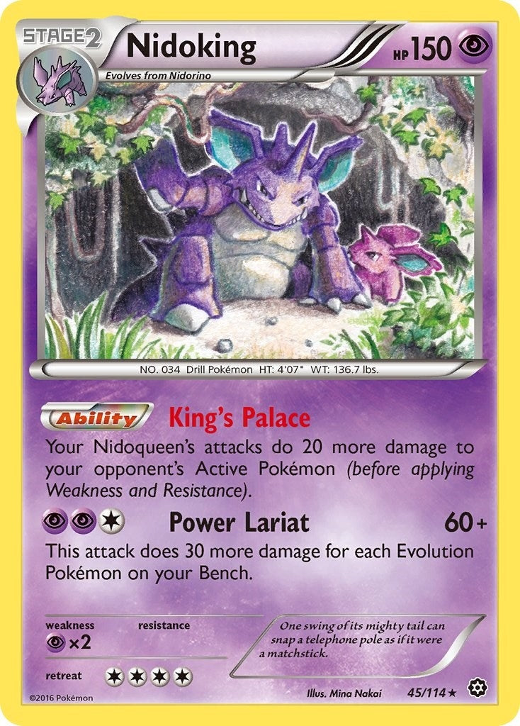 Image for Nidoking (XY - Steam Siege) (45/114) - Pokemon