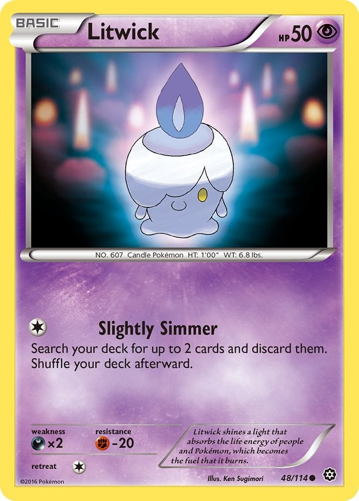 Image for Litwick (XY - Steam Siege) (48/114) - Pokemon